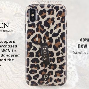 Leopard loopy case XS iPhone. Like new.